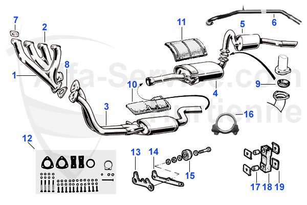 Krümmer/Schalldämpfer