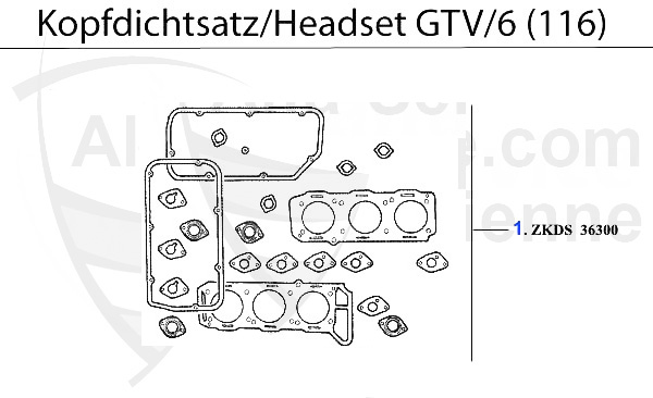 Kopfdichtsatz GTV/6