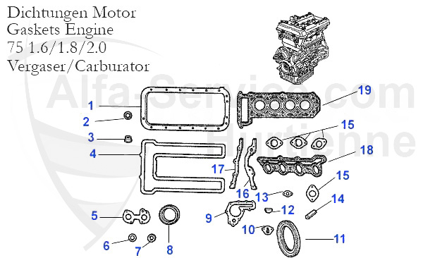 Dichtungen Motor