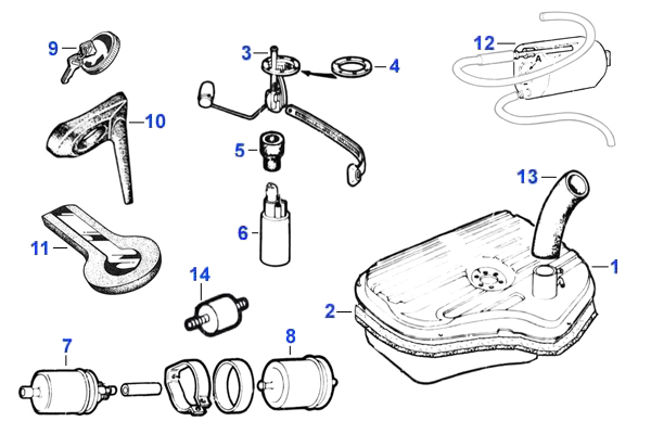 Kraftstofftank/Pumpe