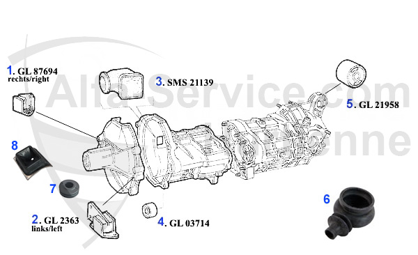 Getriebeaufhängung 1.6/1.8/2.0