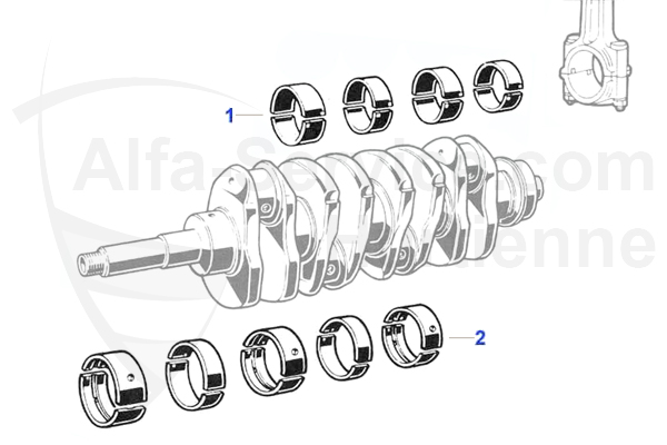 Hauptlager / Pleuellager