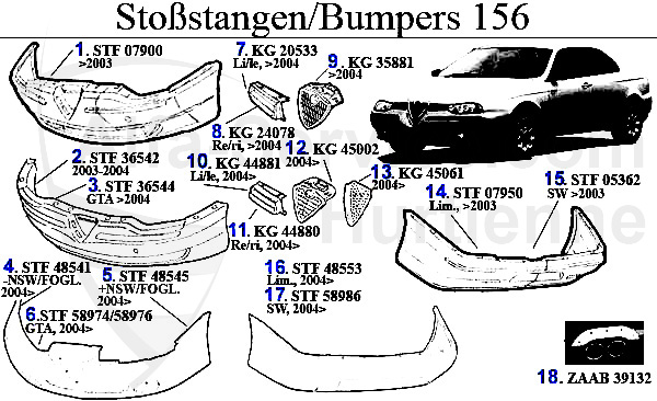 Stoßstange/Kühlergrill/Zierleiste