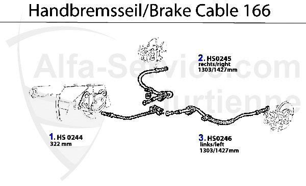 Handbremsseil