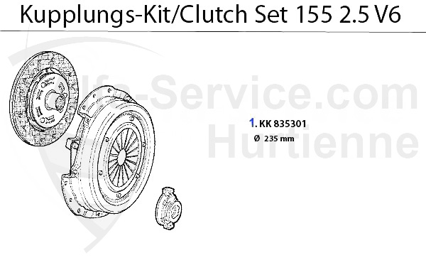 Kupplungs-Kit 2.5 V6