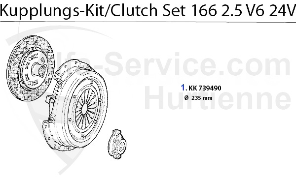 Kupplungs-Kit 2.5 V6 24V