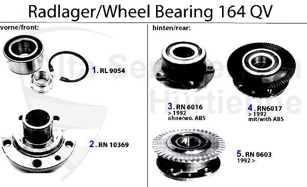 Radlager 3.0 QV 12/24V