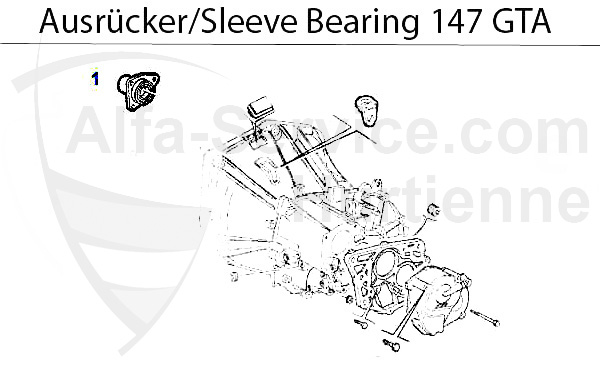 Führungshülse f. Ausrücker 3.2 V6 24V/GT