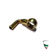 Benzinanschluss einfach, gebogene Ausführung, verzinkt