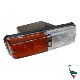 Blinker Giulia Bj. 1962-74 rechts Altissimo orange/weiß mit Chromsteg