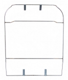 METAL GRID FRAME FOR SEAT PADS SPIDER