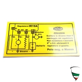 Aufkleber Lichtmaschinenregler