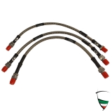 Bremsleitungen Stahlflex 105 mit ABE, Satz