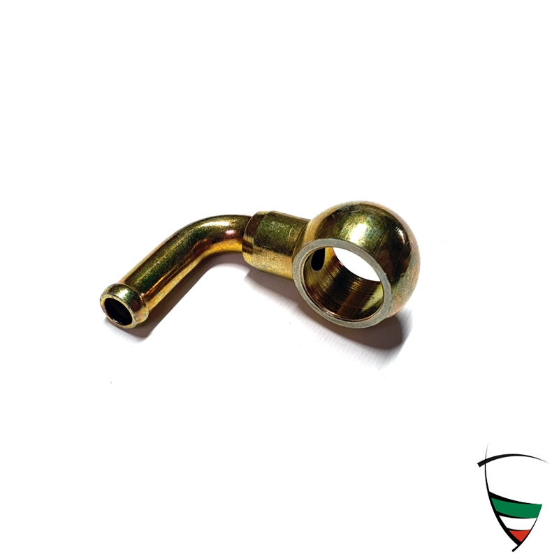 FUEL CONNECTOR (SINGLE), CURVED VERSION, ZINC COATED