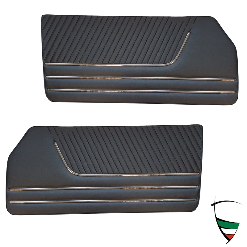 DOOR PANELS SPIDER BLACK 66-78 (SET LEFT/RIGHT)