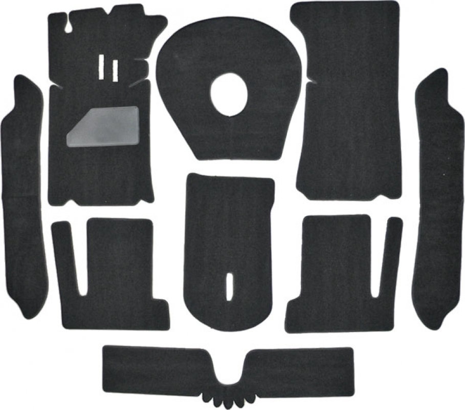 Teppichsatz Spider 1966-69 Innenraum Velours schwarz
