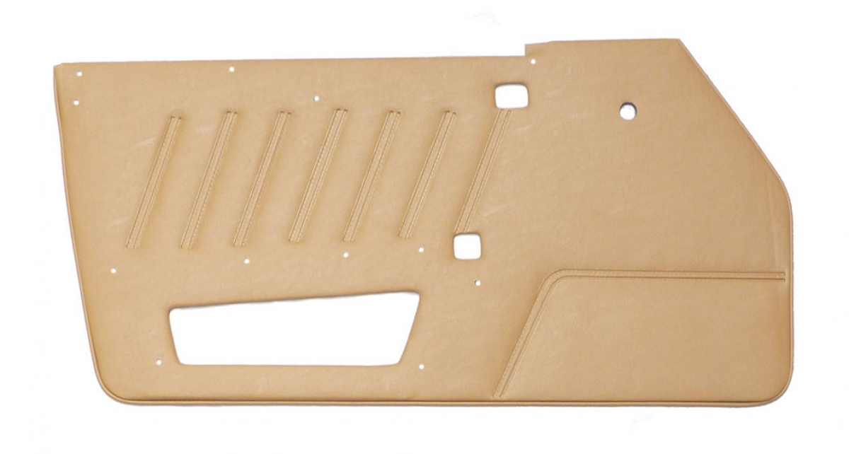 DOOR TRIM PANEL SPIDER 90-93,LEFT TAN COLOR, SYNTHETIC LEATHER