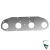 Aluminiumhalteplatte Vergaserstütze 40 mm