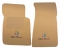 Fußmatten Set sandfarben Spider 1987-93 mit gesticktem Alfa Logo und Emblem 2-teilig