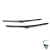 SET STAINLESS STEEL WIPER BLADES FOR SPIDER, STICKABLE